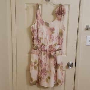 Lauren Conrad Blush Floral Dress